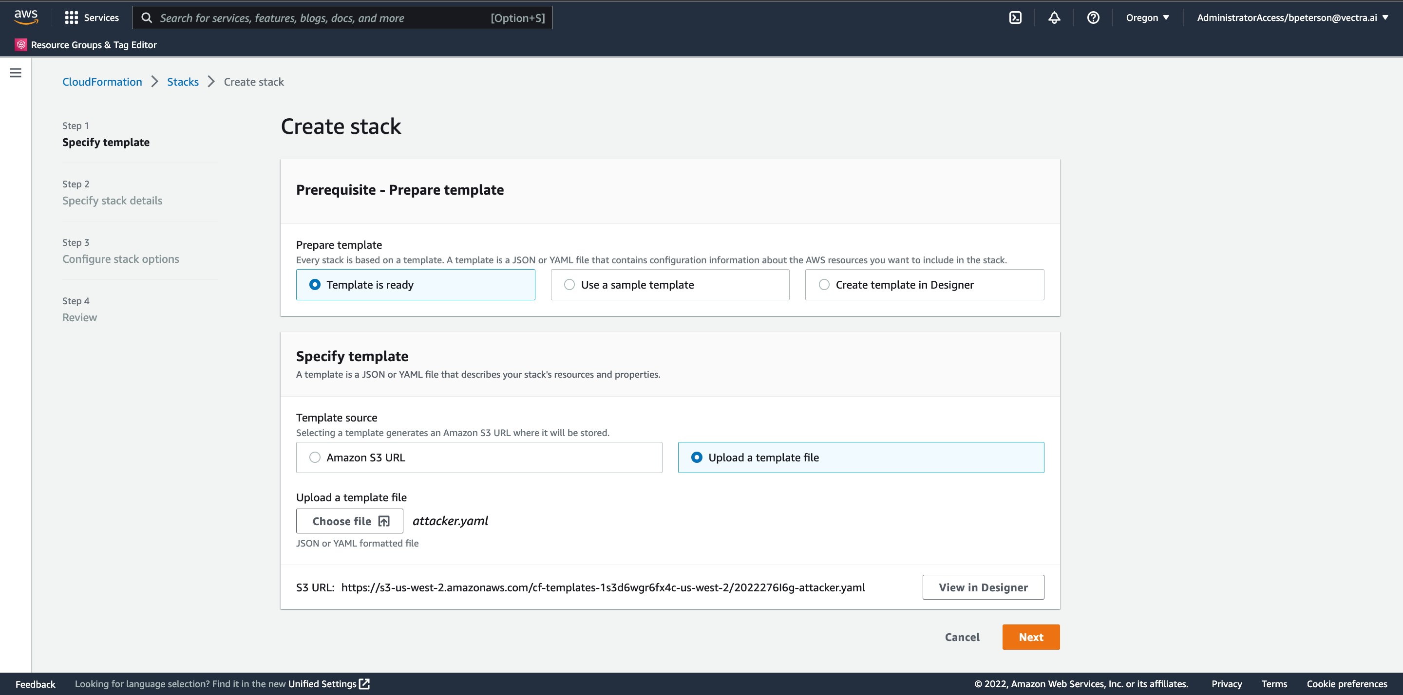 CreateStack