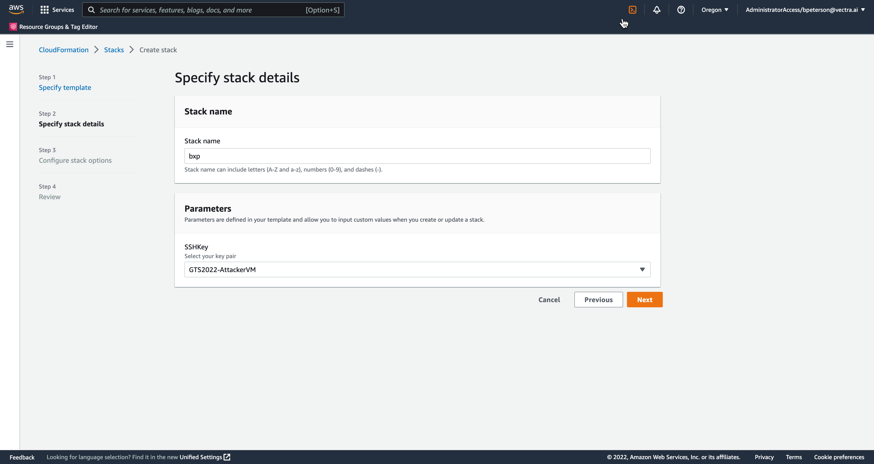 CreateStack